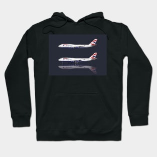 British airways 747-400 Chatham Dockyards Hoodie